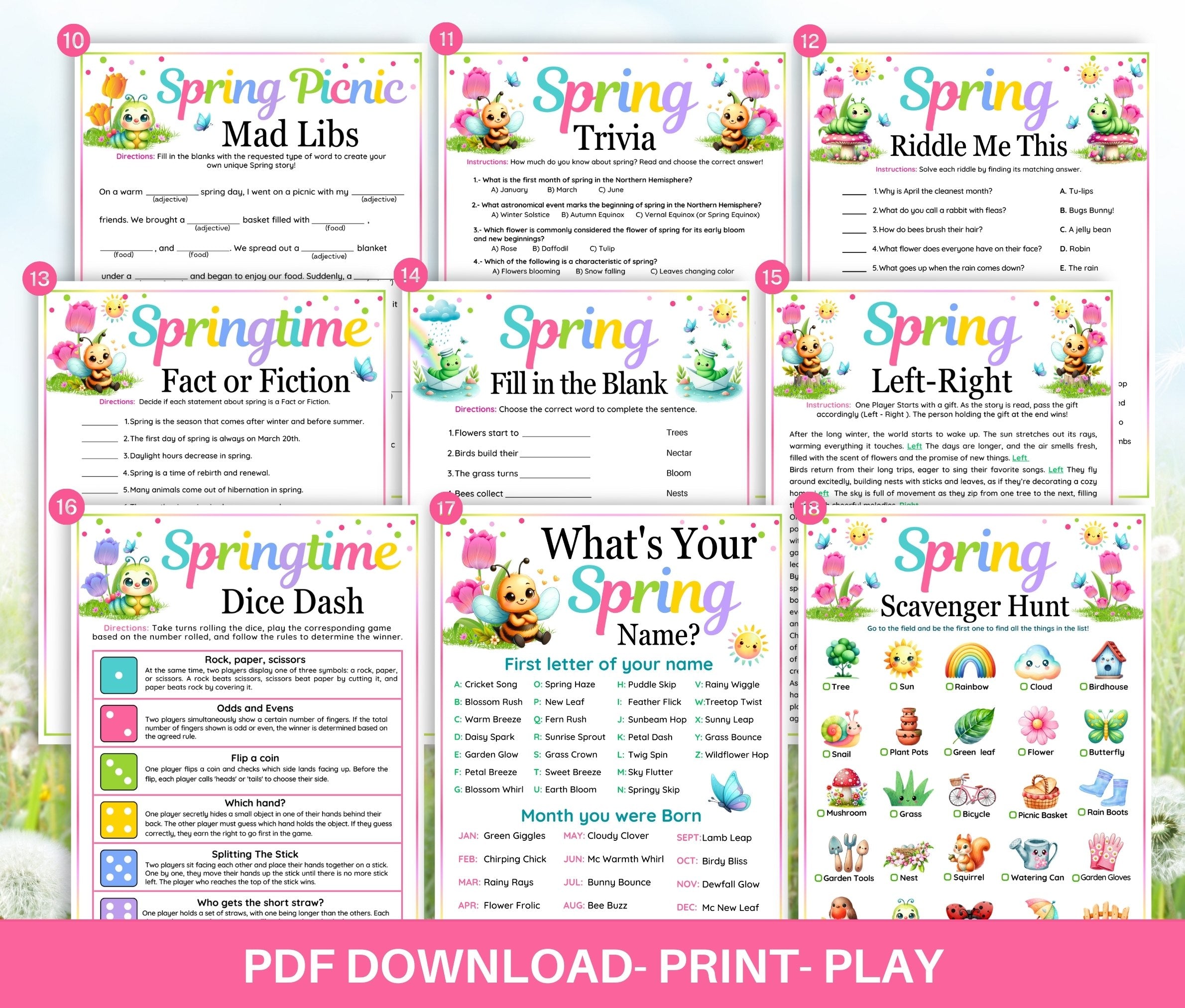 Springtime Fun Pack